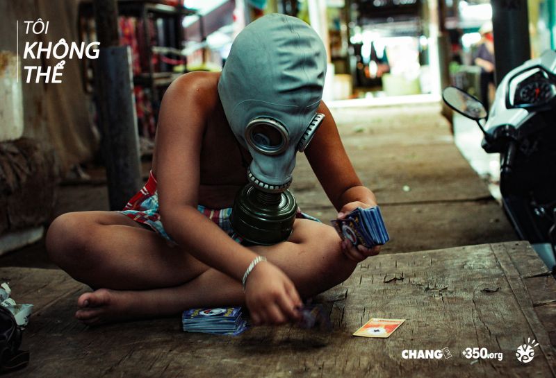 Bộ ảnh “Tôi không thể phiên bản đời thường tại chợ”